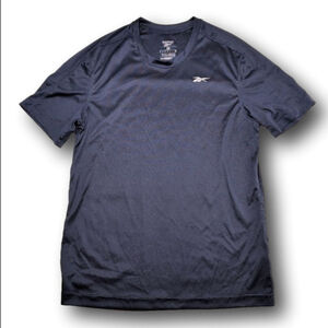 Men's Reebok Navy Speedwick Short Sleeve Tee M